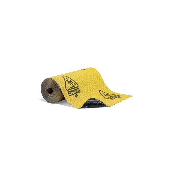 Pig Sorbent Mat, Universal, 10.5 gal Vol Absorbed per Pkg, 32 in x 100 ft, Yellow, Polypropylene MAT32400-YW - main